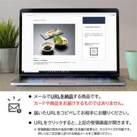 AoyamaLab オンラインギフト URLですぐ納品 贈り物や景品に 「下鴨茶寮」 のまえJIMONO3種 メール1通（直送品）