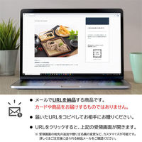 AoyamaLab オンラインギフト URLですぐ納品 贈り物や景品に 半なま 京蕎麦 味くらべセット (半生蕎麦2種 計6人前) メール1通（直送品）