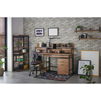 【軒先渡し】コイズミファニテック Brost デスク 幅1000×奥行500×高さ730mm ビンテージブラック BRD-701VB 1台（直送品）