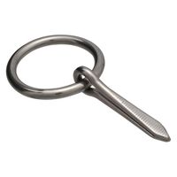 ハイロジック 11134 ステンレス 打チ込ミ丸カン 5x35mm 1個（直送品）