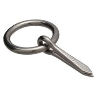 ハイロジック 11136 ステンレス 打チ込ミ丸カン 8x45mm 1個（直送品）