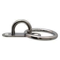 ハイロジック 11167 ステンレス パッドアイ丸カン 6mm 1個（直送品）