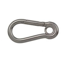 ハイロジック 11184 ステンレス リング付きスプリングフック 5mm 1個（直送品）