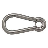 ハイロジック 11185 ステンレス リング付きスプリングフック 6mm 1個（直送品）