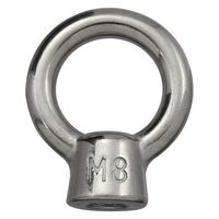 ハイロジック 11270 ステンレス アイナット 8mm 1個（直送品）