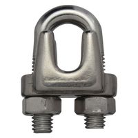 ハイロジック 11372 ステンレス ワイヤークリップ 6mm 1個（直送品）