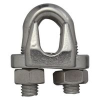 ハイロジック 11374 ステンレス ワイヤークリップ 10mm 1個（直送品）