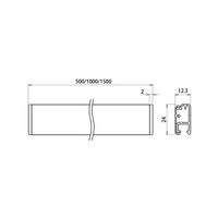 日中製作所 ヒナカ BH-SK1000 BHレールスタートキット 1000 ホワイト 1個（直送品）