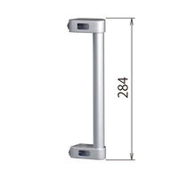 日中製作所 ヒナカ MR-7L 仕切レール ロングパイプハンドル 284mm 1個（直送品）