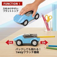 プラス ハシレ！エンピツケズリ！ FS-660 BL　1個（直送品）