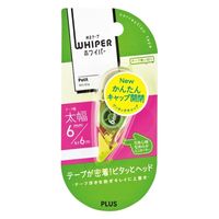 プラス 修正テープ ホワイパープチ 6mm グリーン WH-816 1セット(1個×15)