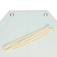 おたふく手袋 オタフク #6130 エステル 前掛 胸付 白・ホワイト 1枚（直送品）