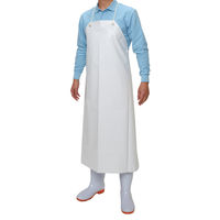 おたふく手袋 オタフク #6180 軽量耐油前掛 胸付 1枚（直送品）