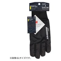 おたふく手袋 オタフク HA-341 ホットエース 撥水手袋 黒 M 1双（直送品）