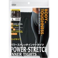 おたふく手袋 オタフク JW-162黒L パワーストレッチロングタイツ　1枚（直送品）