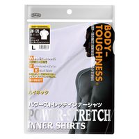 おたふく手袋 オタフク JW-170白LL BTパワーストレッチ ハイネックシャツ　1枚（直送品）