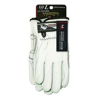 おたふく手袋 オタフク K-414 レザーキング あて付 M 牛革　1双