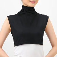 おたふく手袋 オタフク UV-2891 UVネックカバー 付け襟 ブラック 1枚（直送品）