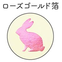 クローズ・ピン みんなの文具 メッセージカード うさぎ ピンク MC16028 1セット(80枚:8枚×10)（直送品）