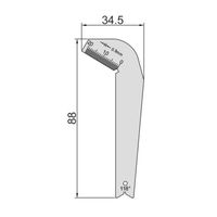 INSIZE インサイズ ドリルポイントゲージ 4843-1 1セット(6個)（直送品）