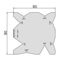 INSIZE インサイズ ドリルアングルゲージ 4842-1 1セット(4個)（直送品）
