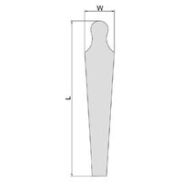 INSIZE インサイズ テーパゲージ 4833-2 1セット(4個)（直送品）