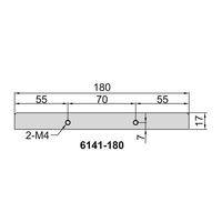 INSIZE インサイズ デプスゲージ用スパン 6141-180 1セット(4個)（直送品）