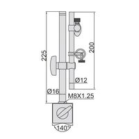 INSIZE インサイズ マグネットベース 微動調整機能付 6202-80 1セット(2個)（直送品）