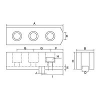 ジーネット GIGA ギガ・セレクション 生爪 豊和用 H018Mー8ーH36 H018M8-36 1組（直送品）