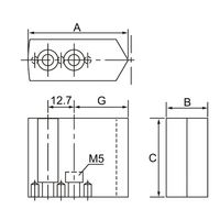 ジーネット GIGA ギガ・セレクション アルミ生爪 ALーKPC4ーH25 AL-KPC4-25 1組（直送品）