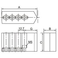 ジーネット GIGA ギガ・セレクション 生爪 KPC6ーH25 KPC6-25 1組（直送品）