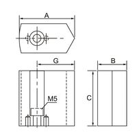 ジーネット GIGA ギガ・セレクション アルミ生爪 ALーKPC80ーH19 AL-KPC80-19 1組（直送品）