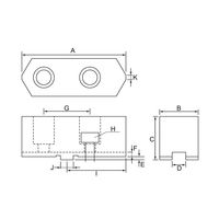 ジーネット GIGA ギガ・セレクション 生爪 SBSー12SーH54 SBS12S54 1組（直送品）