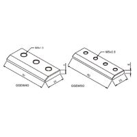 ジーネット GIGA ギガ・セレクション ワイヤーカットクランプ GSEW50 1セット(3個)（直送品）
