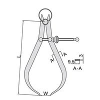 INSIZE インサイズ スプリング付外パス 7262-200 1セット(5個)（直送品）