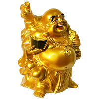 みはし 金色布袋像 FRP製 化粧箱付き Sサイズ 高さ21cm NZA002S 1個（直送品）