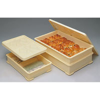 サンコープラスチック フードテナー No.5 本体2-蓋1 アイボリー(セット販売：5個) 4547883552418 1セット(5個)（直送品）