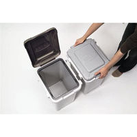 サンコープラスチック ジョイント式ダストボックス BSDBO 45L ライトベージュ(セット販売：5個) 4973230021670（直送品）