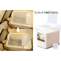サンコープラスチック お米ケース 10kg 計量カップ付(セット販売:10個) 4973230051363 1セット(10個)（直送品）