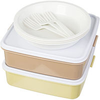 サンコープラスチック リオパック L型 2段 アースベージュ(セット販売:5個) 4973230116888 1セット(5個)（直送品）