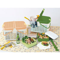 サンコープラスチック リオバスケット No.5 アースグリーン(セット販売:5個) 4973230117076 1セット(5個)（直送品）