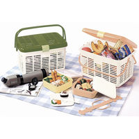 サンコープラスチック リオバスケット No.8 アースベージュ(セット販売:5個) 4973230117182 1セット(5個)（直送品）