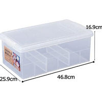 サンコープラスチック ビデオ&ブックケース(セット販売:10個) 4973230287960 1セット(10個)（直送品）