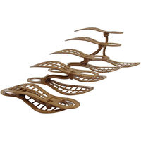 サンコープラスチック シューズキーパー 10個組 ブラウン(セット販売:5個) 4973230403575 1セット(5個)（直送品）