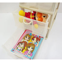 サンコープラスチック 引き出しケース エルピス A-430 ソフトベージュ(セット販売:5個) 4973230285775 1セット(5個)（直送品）