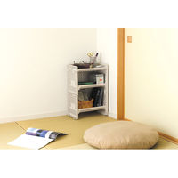 サンコープラスチック 収納棚ユニット e-RACK トレーS ベージュ(セット販売:20個) 4973230428479 1セット(20個)（直送品）