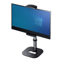 サンワサプライ モバイルモニター用伸縮アームスタンド(高さ調節タイプ) PDA-STN69BK 1台（直送品）