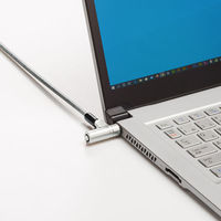 サンワサプライ スロット標準&nano対応セキュリティワイヤー(シリンダ錠) SL-91 1個（直送品）