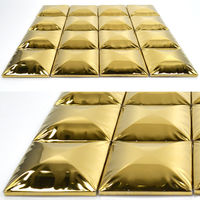 みはし ステンレスモザイクタイル　陶器質ベース　ゴールド 300×300mm NTL110 1個（直送品）