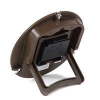 ノア精密 MAG 電波置掛両用クロック ブラウン W-731 BR-Z 1個（直送品）